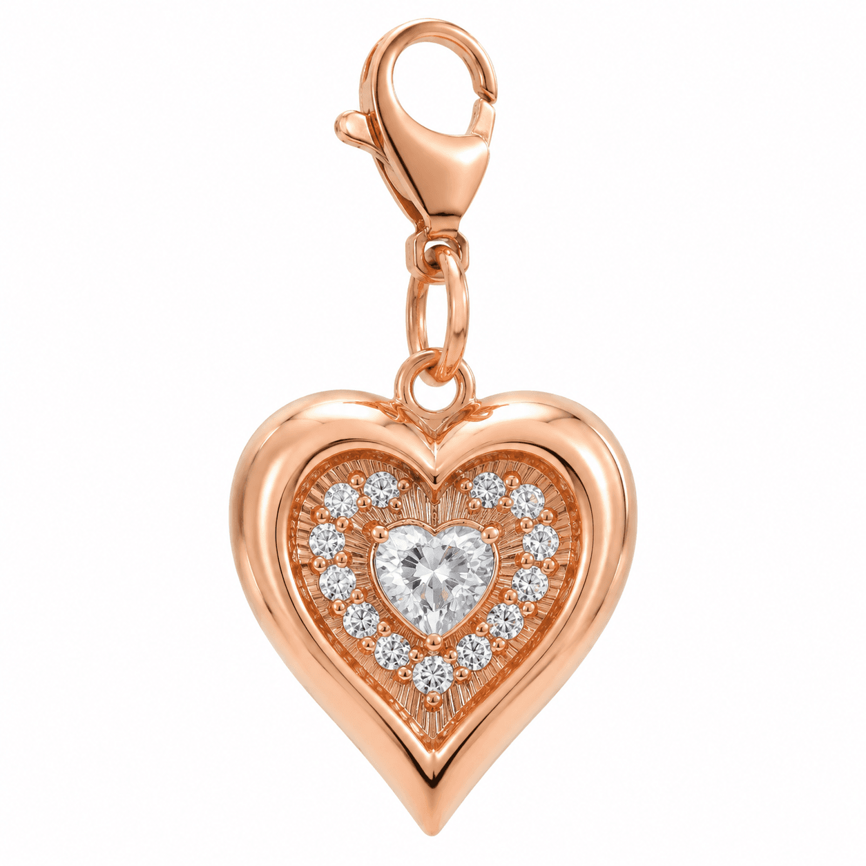 Eternal Marquise Crystal Heart Charm 4