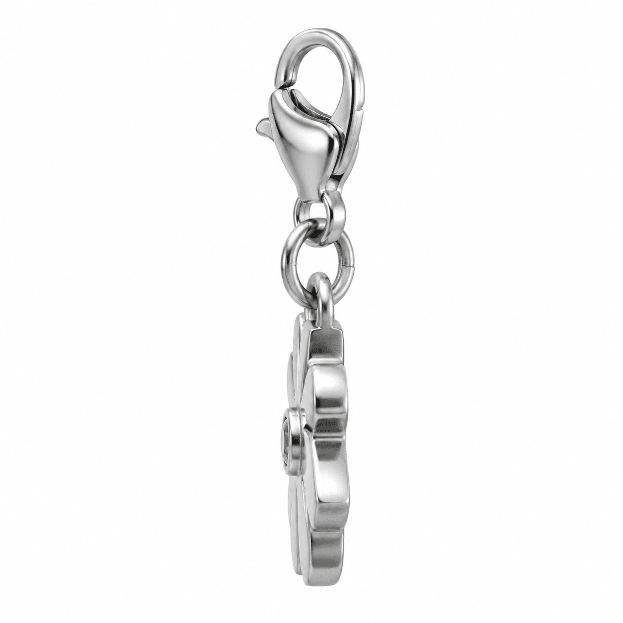 Aqua Lotus Lattice Charm – 316L Edelstahl Botanische Blume 2