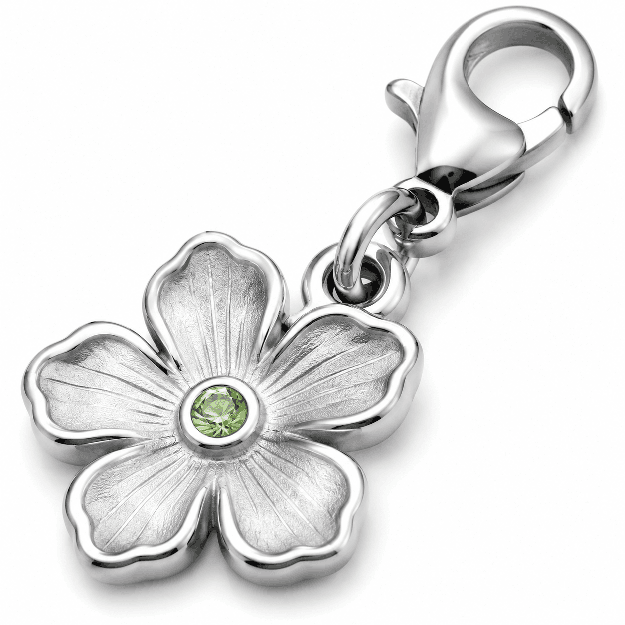 Aqua Lotus Lattice Charm – 316L Edelstahl Botanische Blume 3