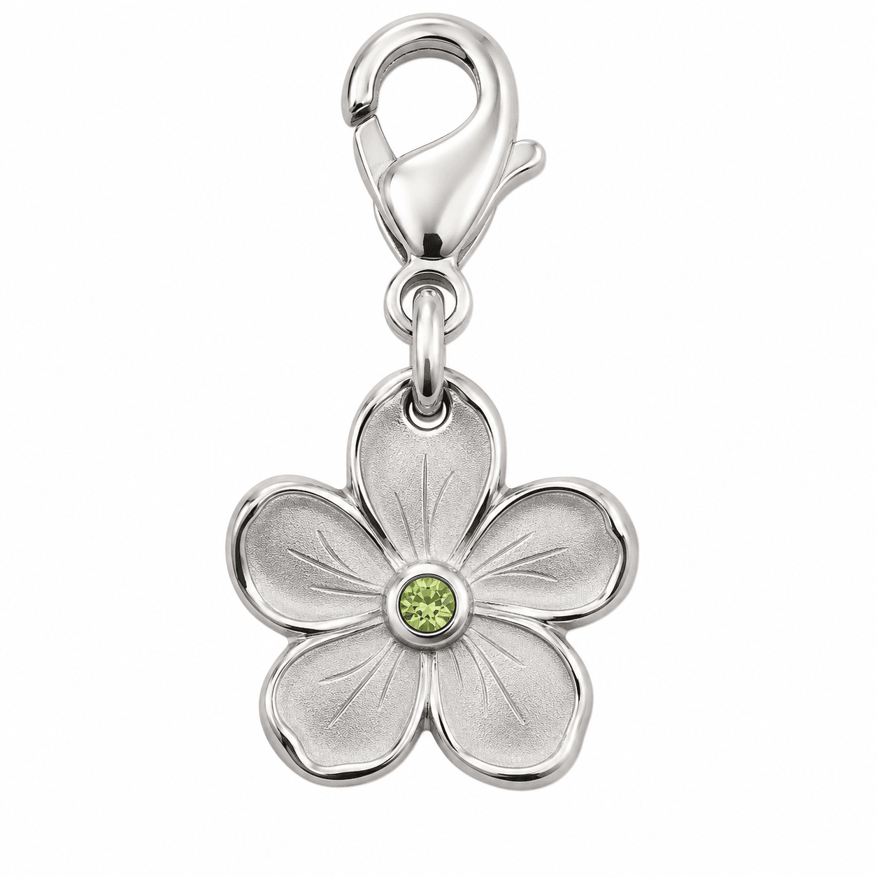 Aqua Lotus Lattice Charm – 316L Edelstahl Botanische Blume 4
