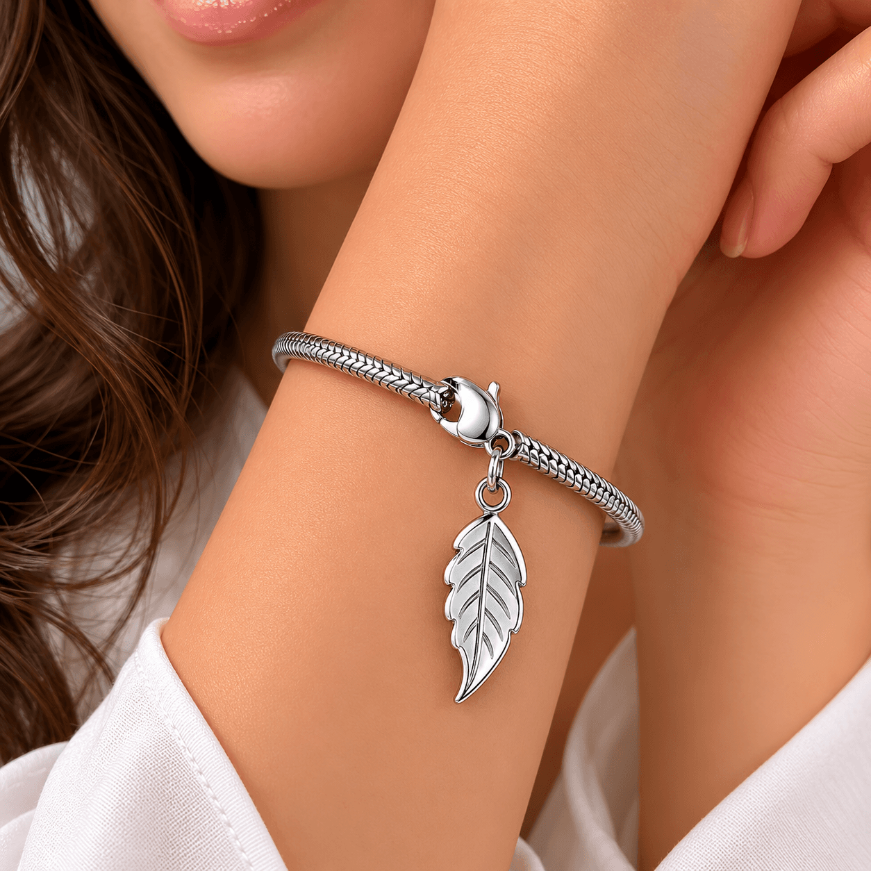 Monstera Dew Charm bicolore per Charm Bars 5
