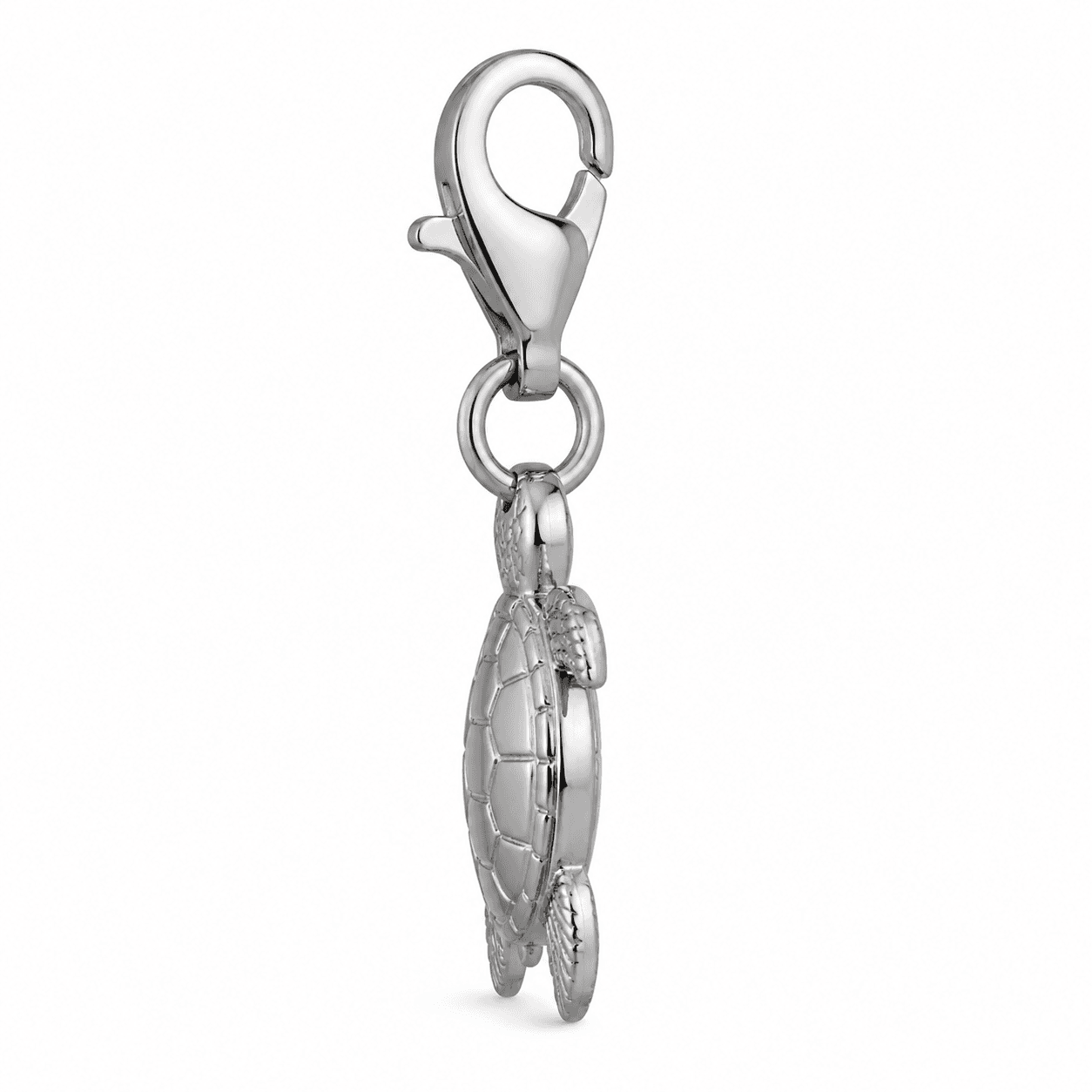 Tide Mosaic Turtle Charm – Acciaio inossidabile 316L PVD Blu con CZ Seafoam 2