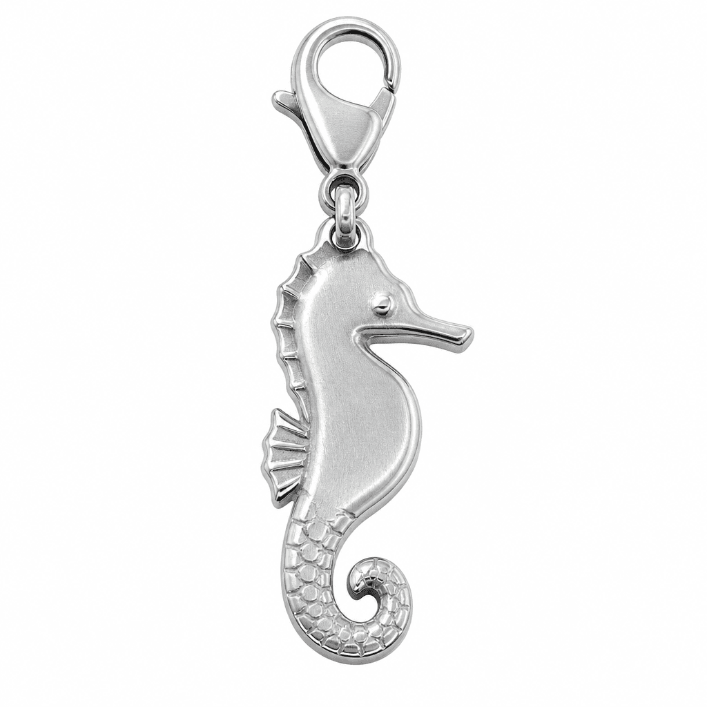 AquaWhorl Seahorse Openwork Charm 4
