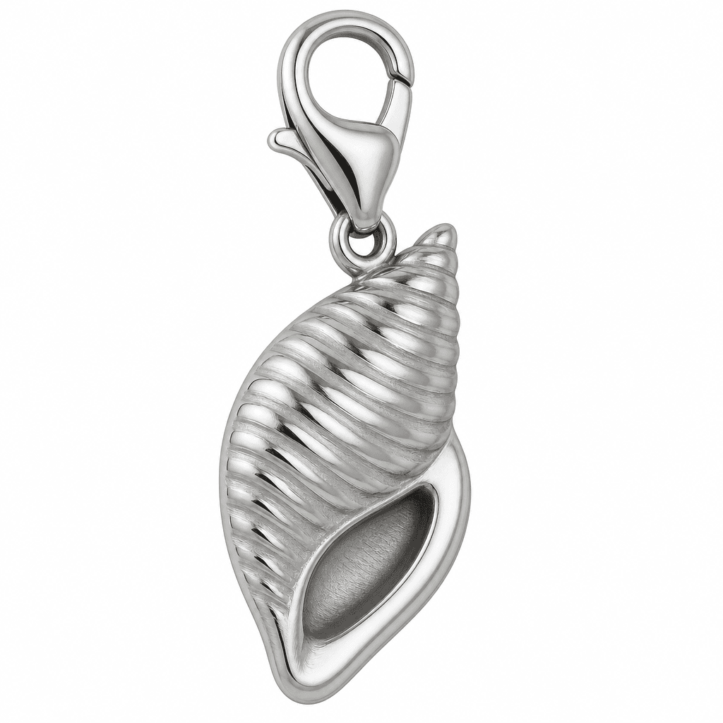 AquaTide Shell & Wave Charm