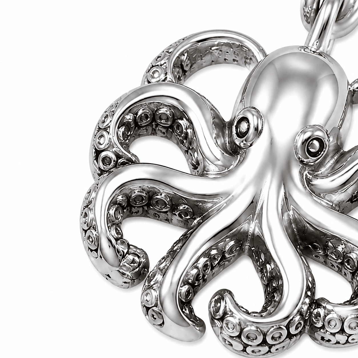 Abyssal Orbit OctoCharm - 316L Stainless Steel Charm 3