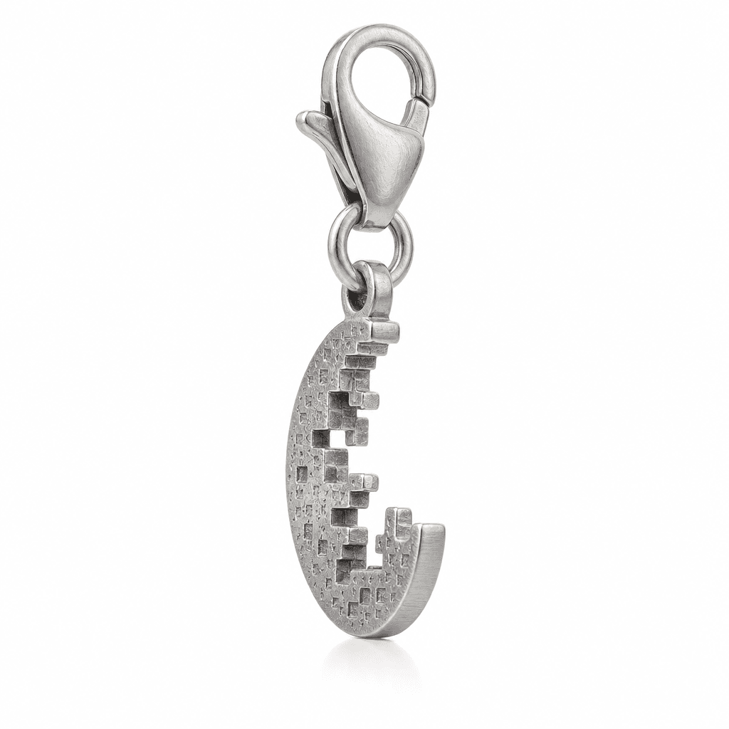 Terraria Pixel Crescent Moon Charm 2