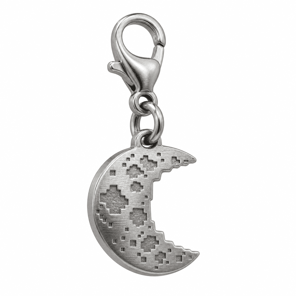 Terraria Pixel Crescent Moon Charm 3