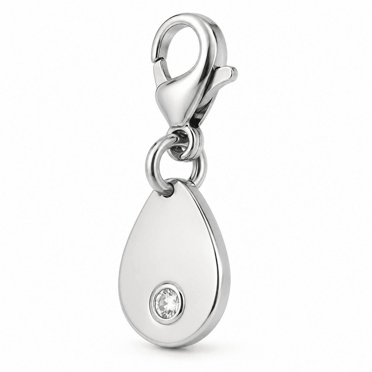 TwistLock Étiquette de breloque modulaire - Gunmetal Acier inoxydable 316L