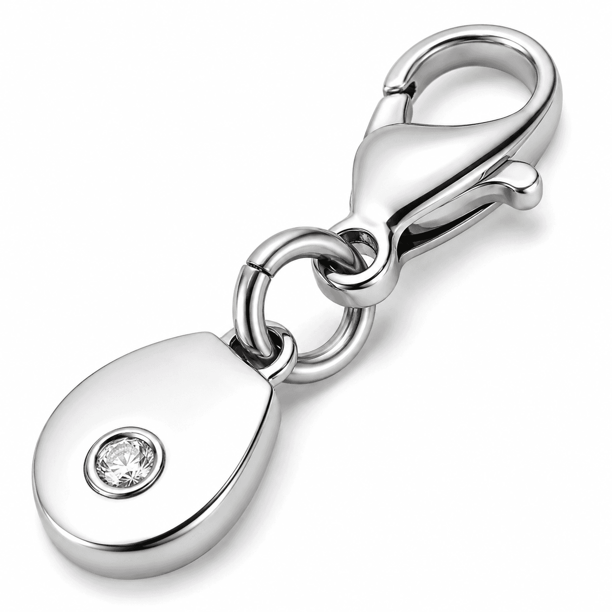 TwistLock Étiquette de breloque modulaire - Gunmetal Acier inoxydable 316L 3