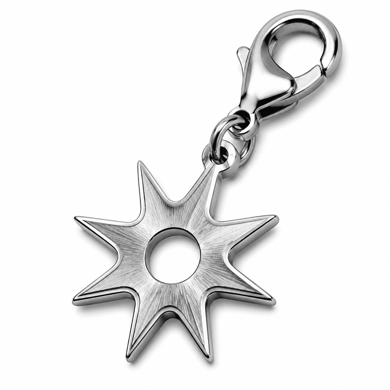 North Star Compass Cutout Charm