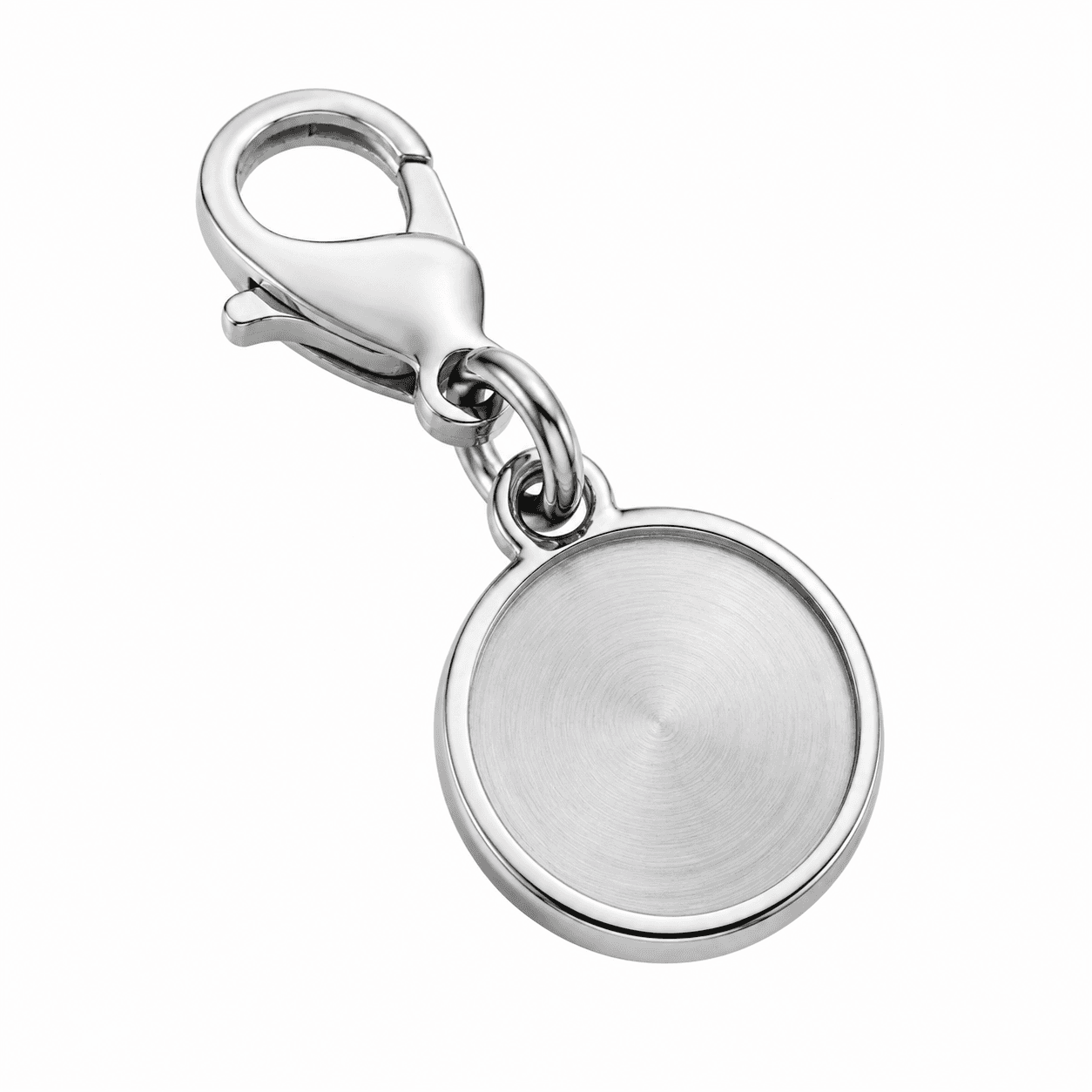 Azure Eyeguard Charm - 316L Stainless Steel with Sapphire Bezel 4