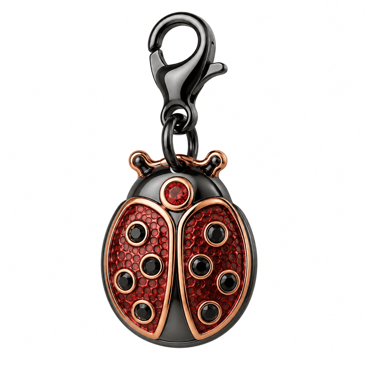 Miracle Wave Ladybug Guardian 316L Stainless Steel Charm 5