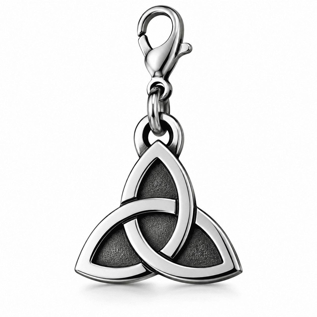 Eternal Trinity Knotwork 316L Stainless Steel Charm 5