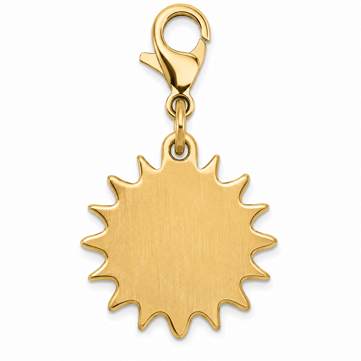 Aurora Eclipse Sunburst 316L Stainless Steel Charm 4