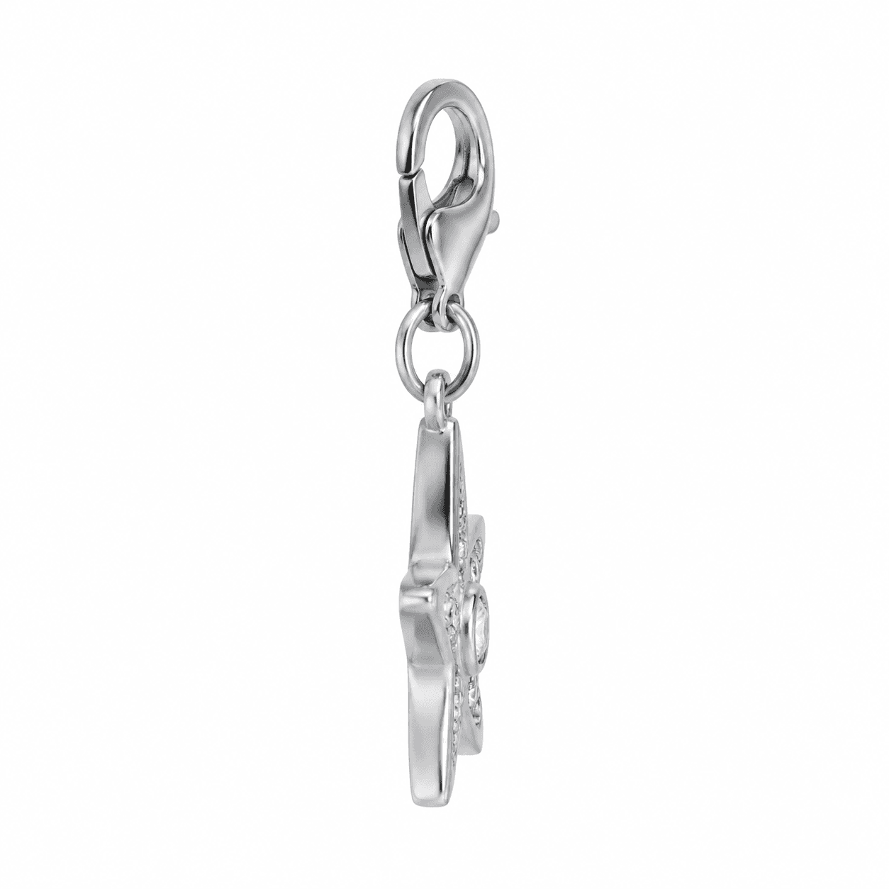 Charm en acier inoxydable 316L étoile spirale charmée Nebula 2
