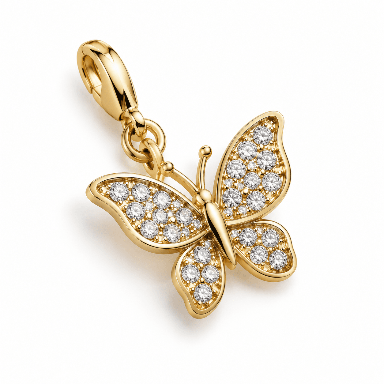 Galerie du Guide de style 2026 du charm papillon en diamant
