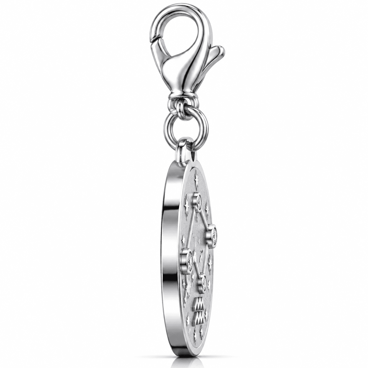 Galaktischer Spiral-Zodiac Charm — Labradorit Blau 2