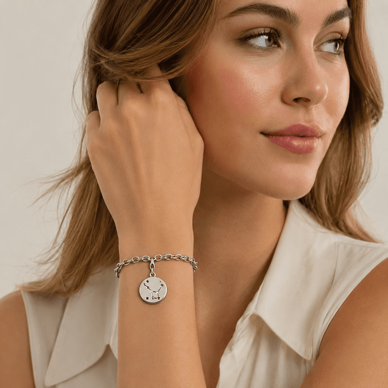 Stellar Constellation Circle Charm 5