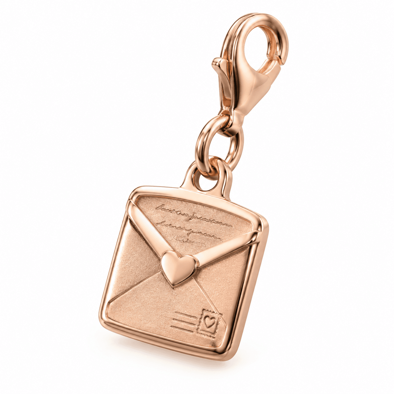 Secret Script Love Letter 316L Stainless Steel Charm