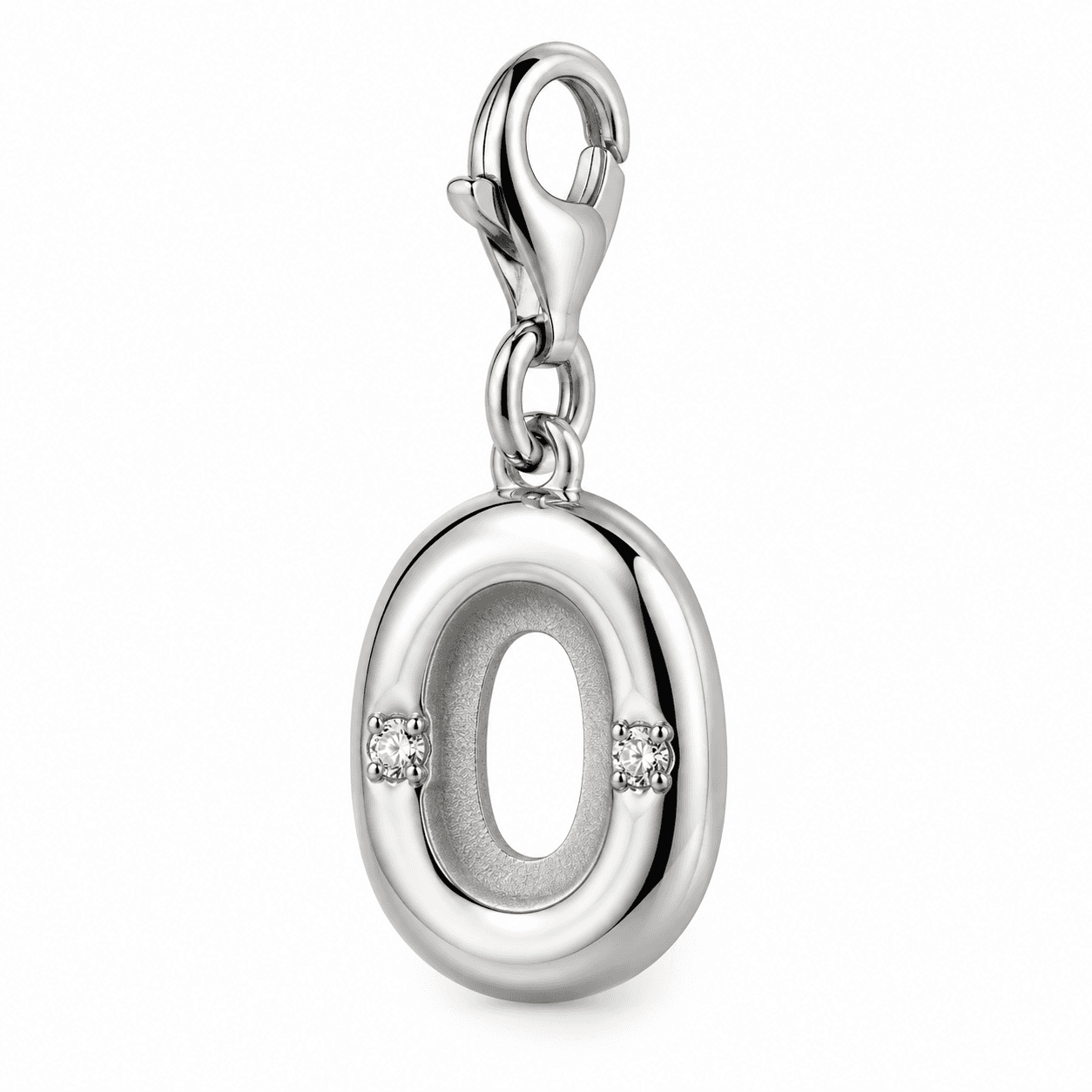 316L BubbleType Charm with Constellation Dots (Alphabet)