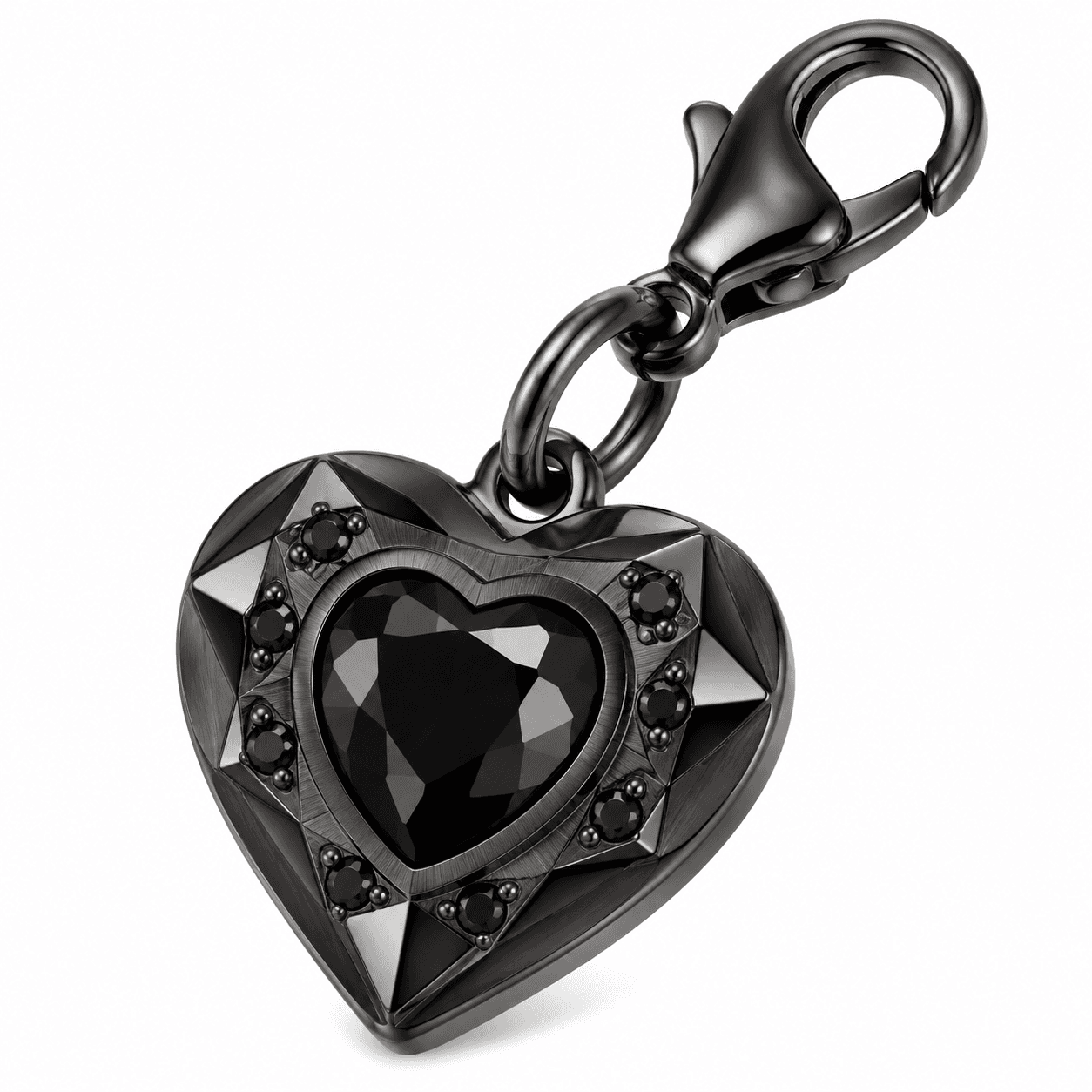 Shadow Eclipse Charm 316L Stainless Steel