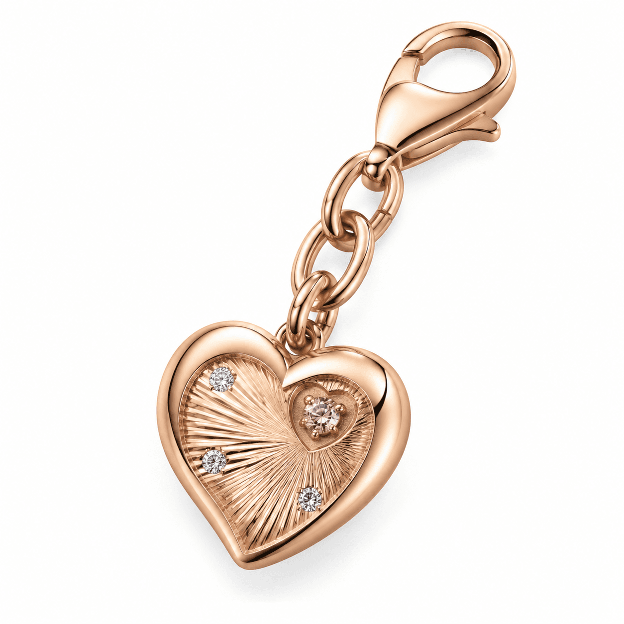 Celestial Ginkgo Moonflash 316L Gold Charm