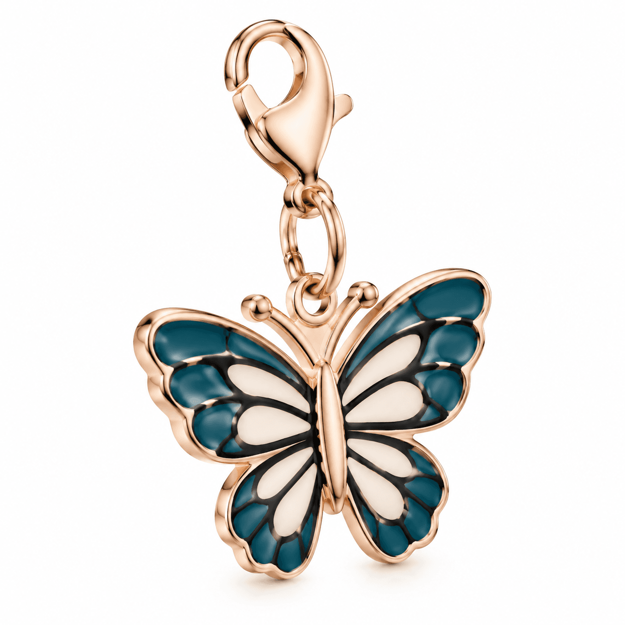 Aurora Wing Meadow Butterfly Enamel Charm