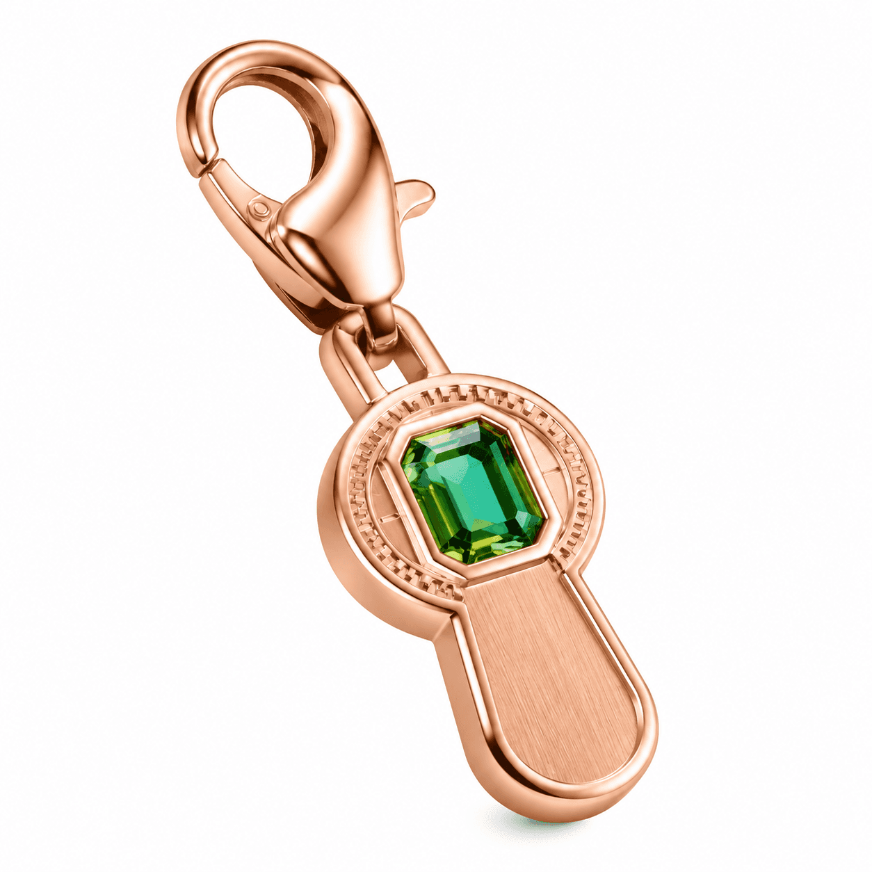 Stellar Teal Birthstone Stack Charm | 316L stainless steel birthstone charm wholesale