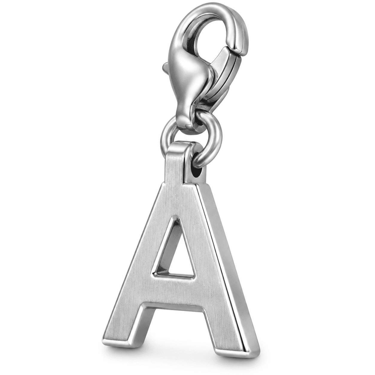 AlphaHex A Charm - 316L Hexagon Alphabet Letter Charm