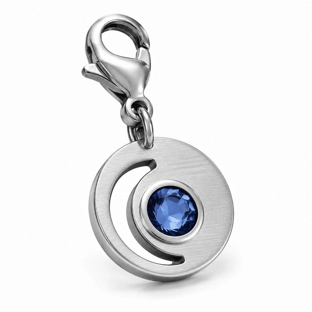 LunaLattice Crescent Birthstone Charm