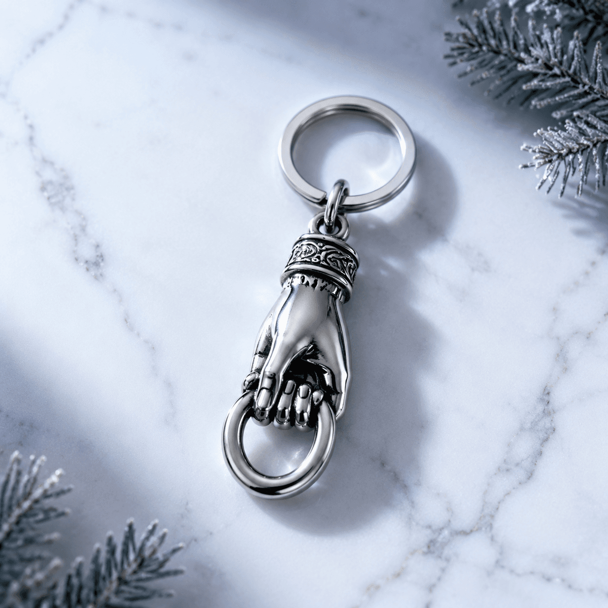 Stainless Steel Hand Holding Keychain Charm: Finishing Sourcing Guide - Blog Header Image