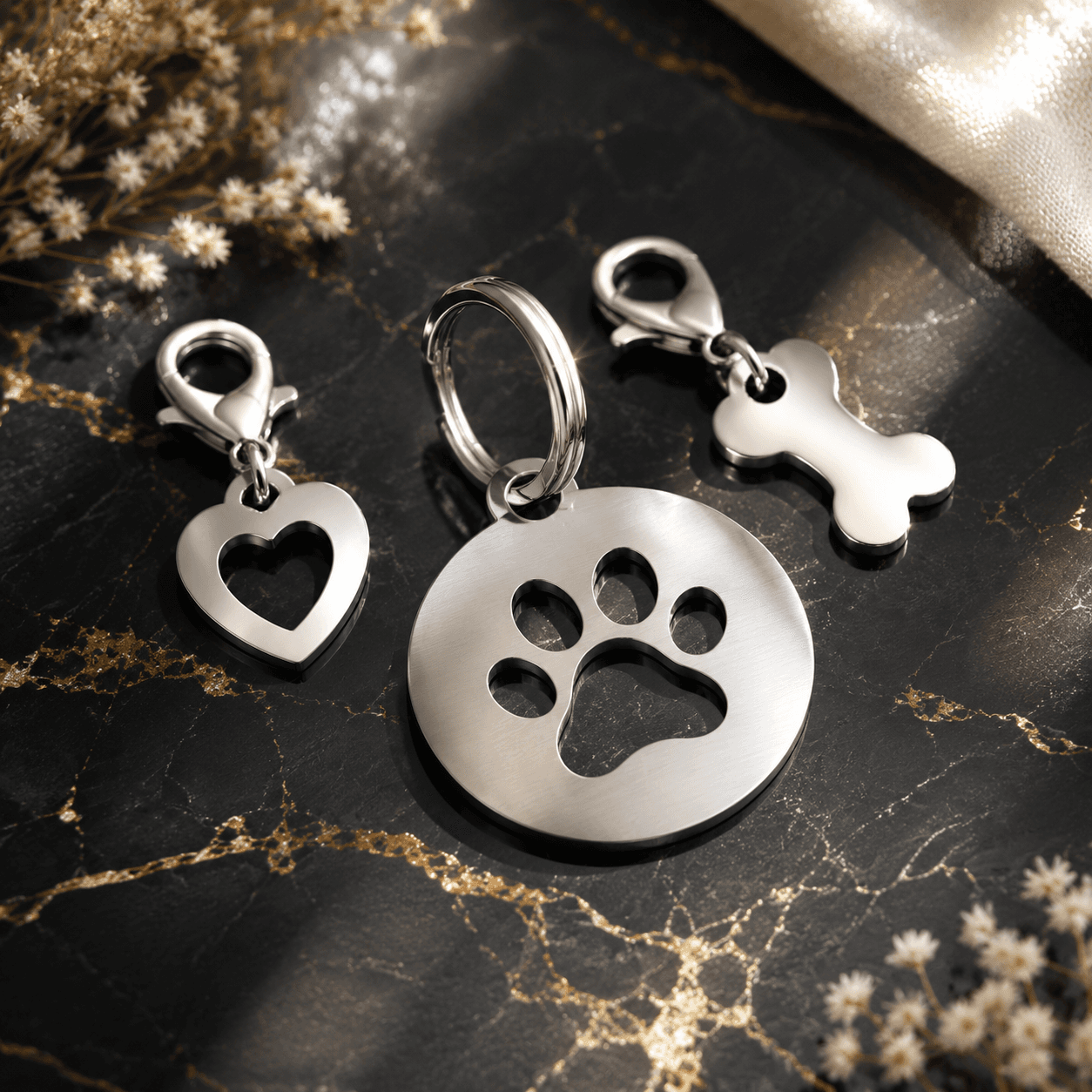 How to Source Custom Pet Tag Accessory Using Stainless Steel Charms