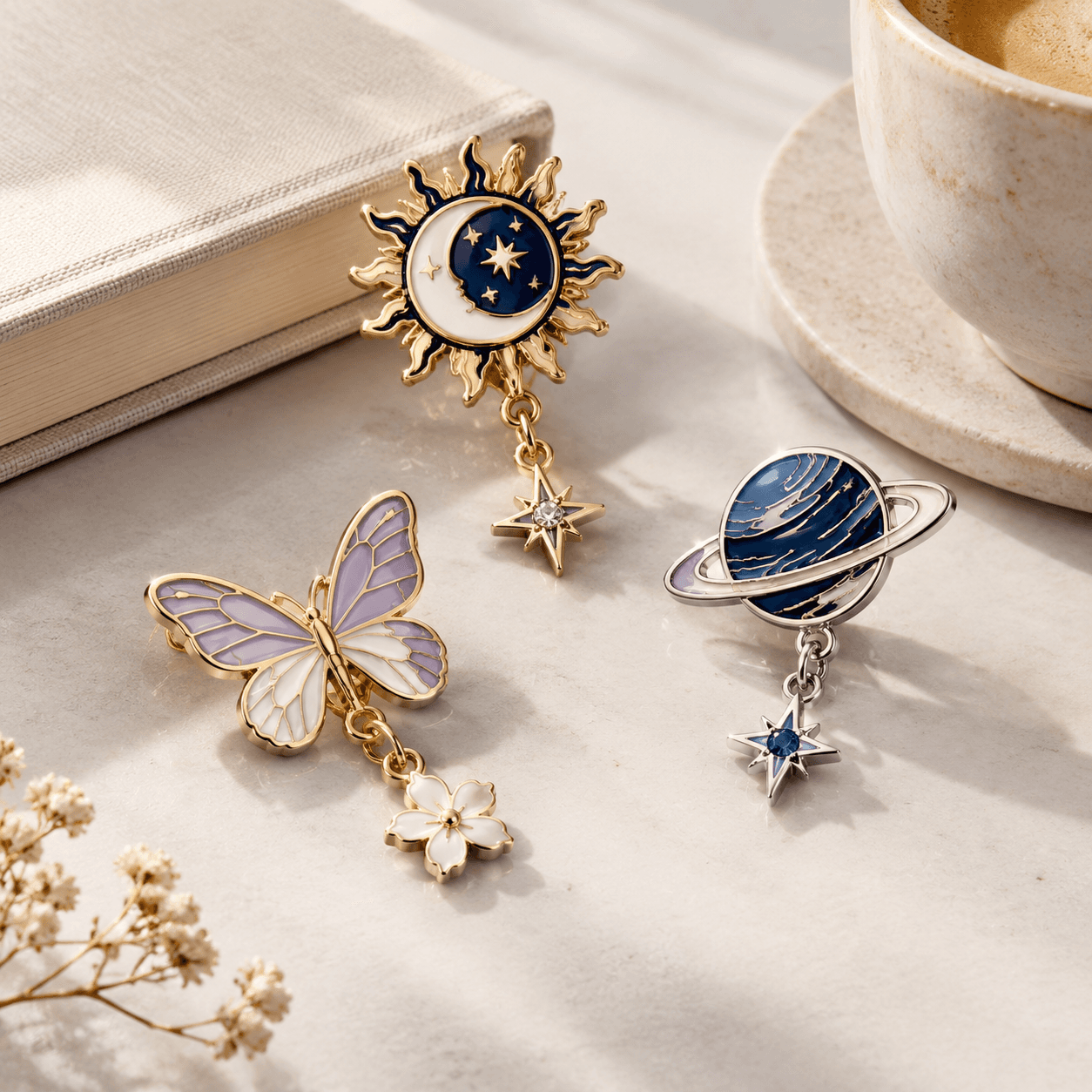 316L Stainless Steel Custom Enamel Pins with Charms: A Buyer’s Guide