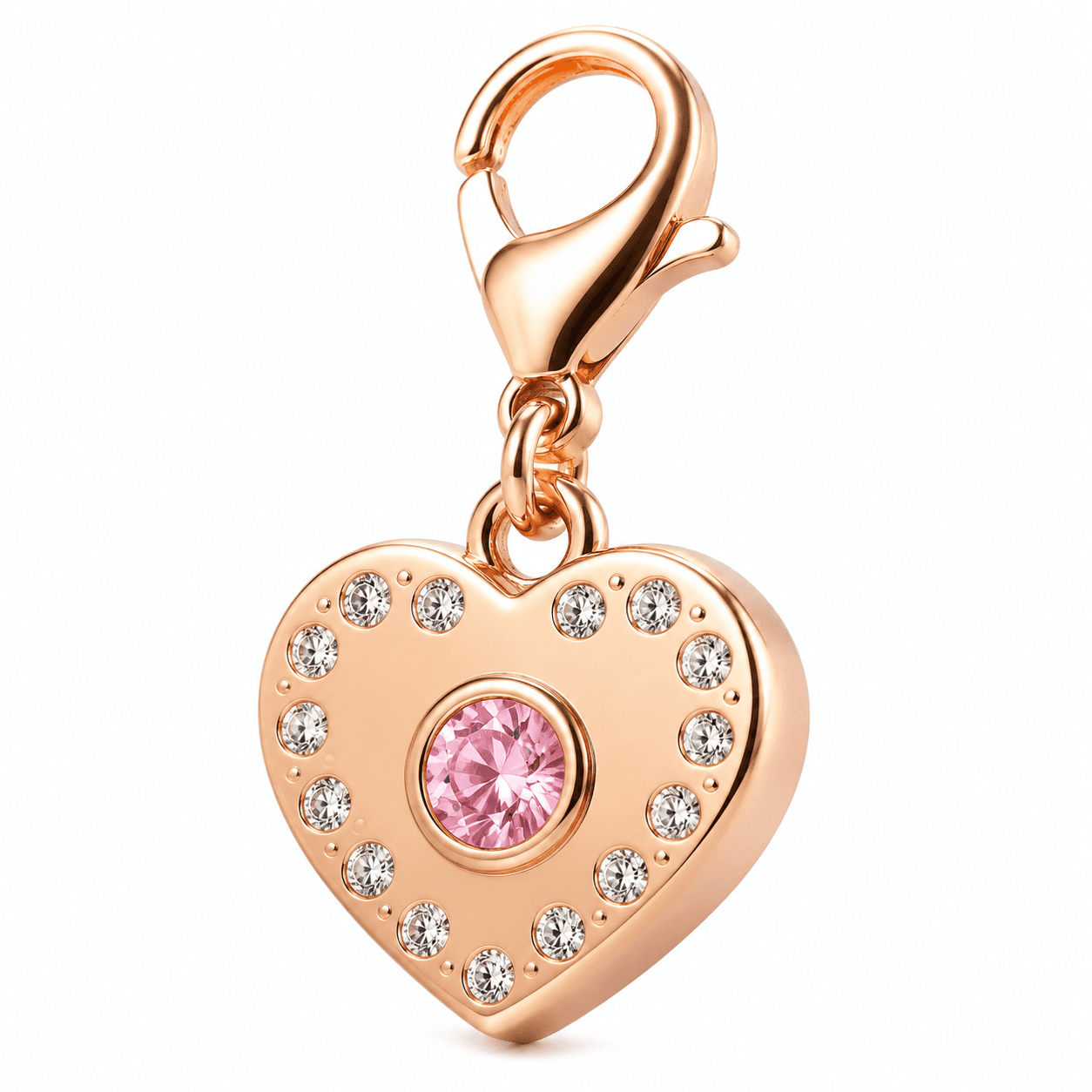 Azure Illusion Love Knot Pendant Charm