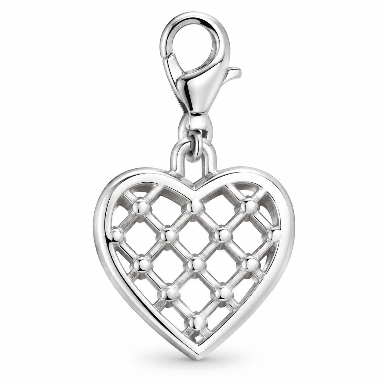 LumenLattice Circle Charm 316L Stainless Steel