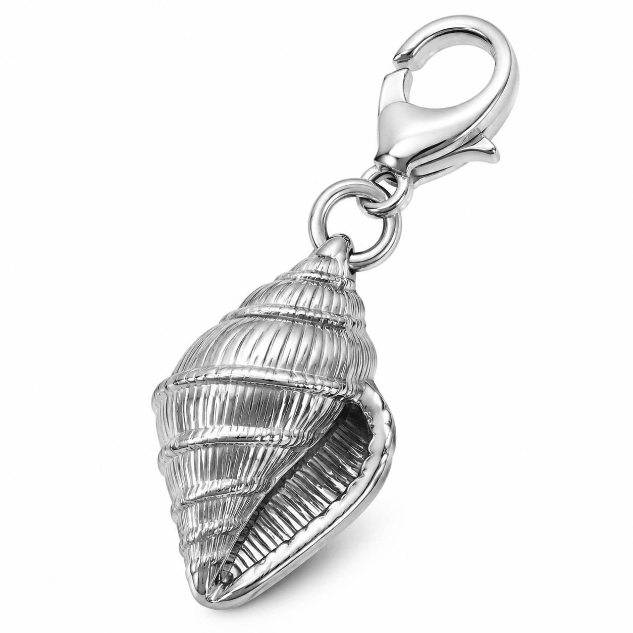 Iridescent Seashell Echo Charm