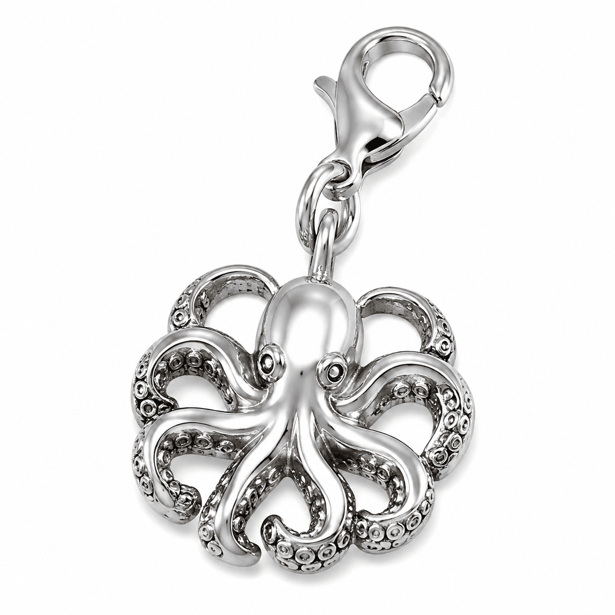 Abyssal Orbit OctoCharm - 316L Stainless Steel Charm