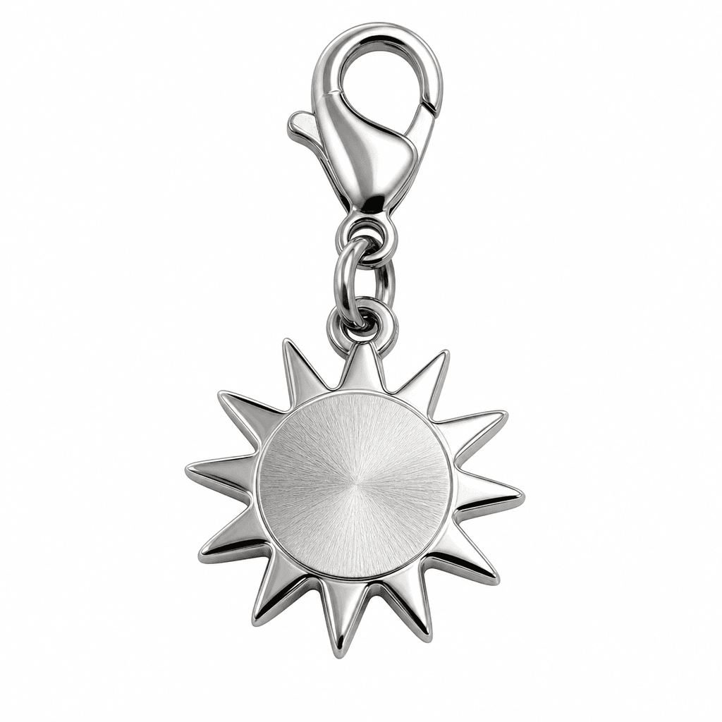 Sunburst Amuse Charm – 316L Stainless Steel