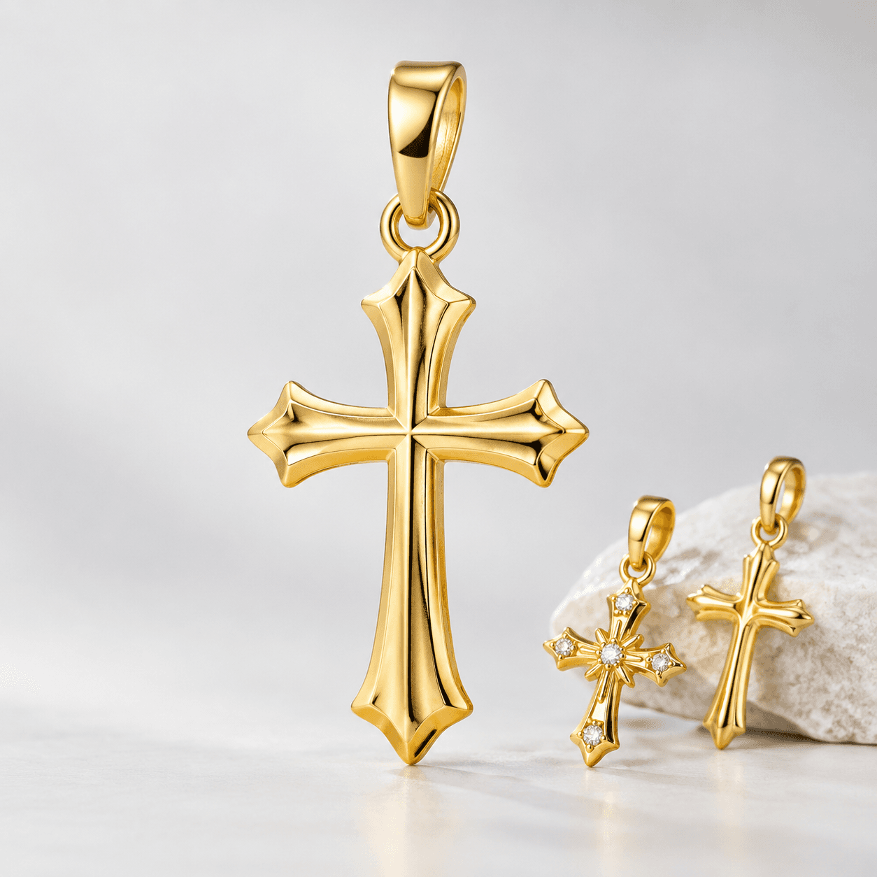 Cross Charm Gold Materials & Quality Deep Dive
