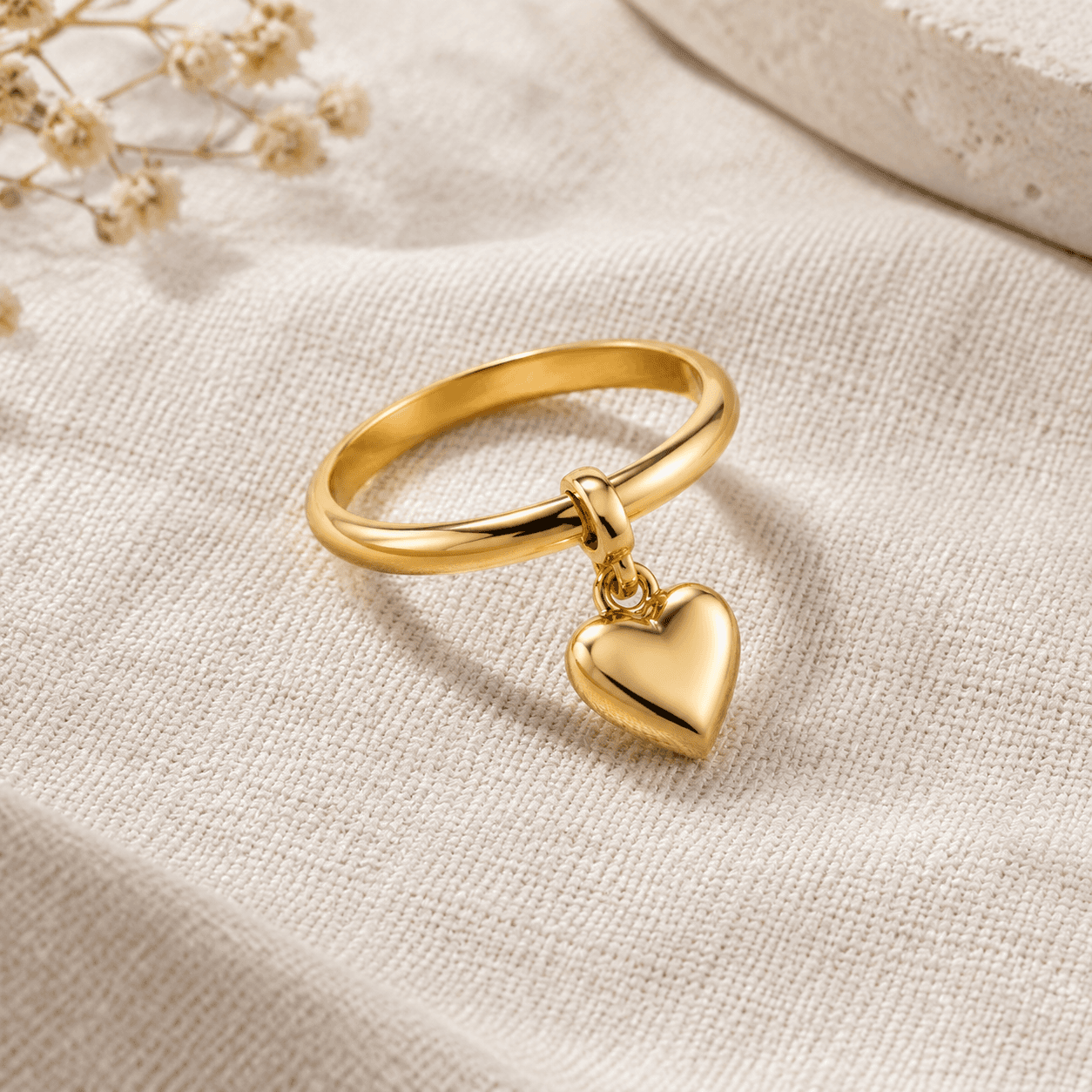 heart charm ring Styling Guide: Chic Outfit Ideas