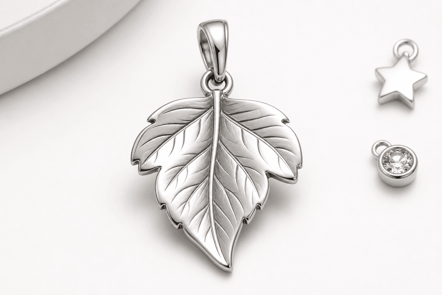 316L Leaf Charm для B2B: Nature Botanical кейс-исследование