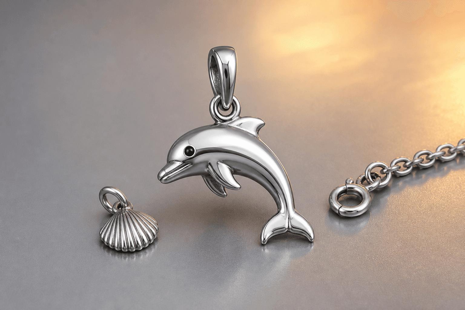 Кейс-исследование: Ocean Life Stainless Steel Dolphin Charm 316L