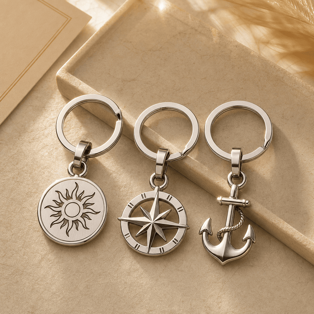 Top 2026 Stainless Steel Charm Keychain Gifts
