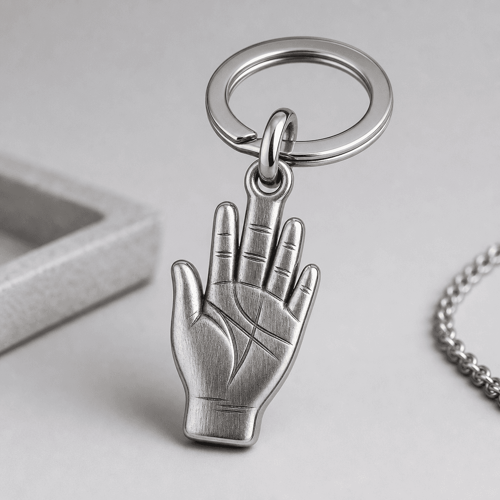 Understanding 2026 Stainless Steel Hand Holding Keychain Charm
