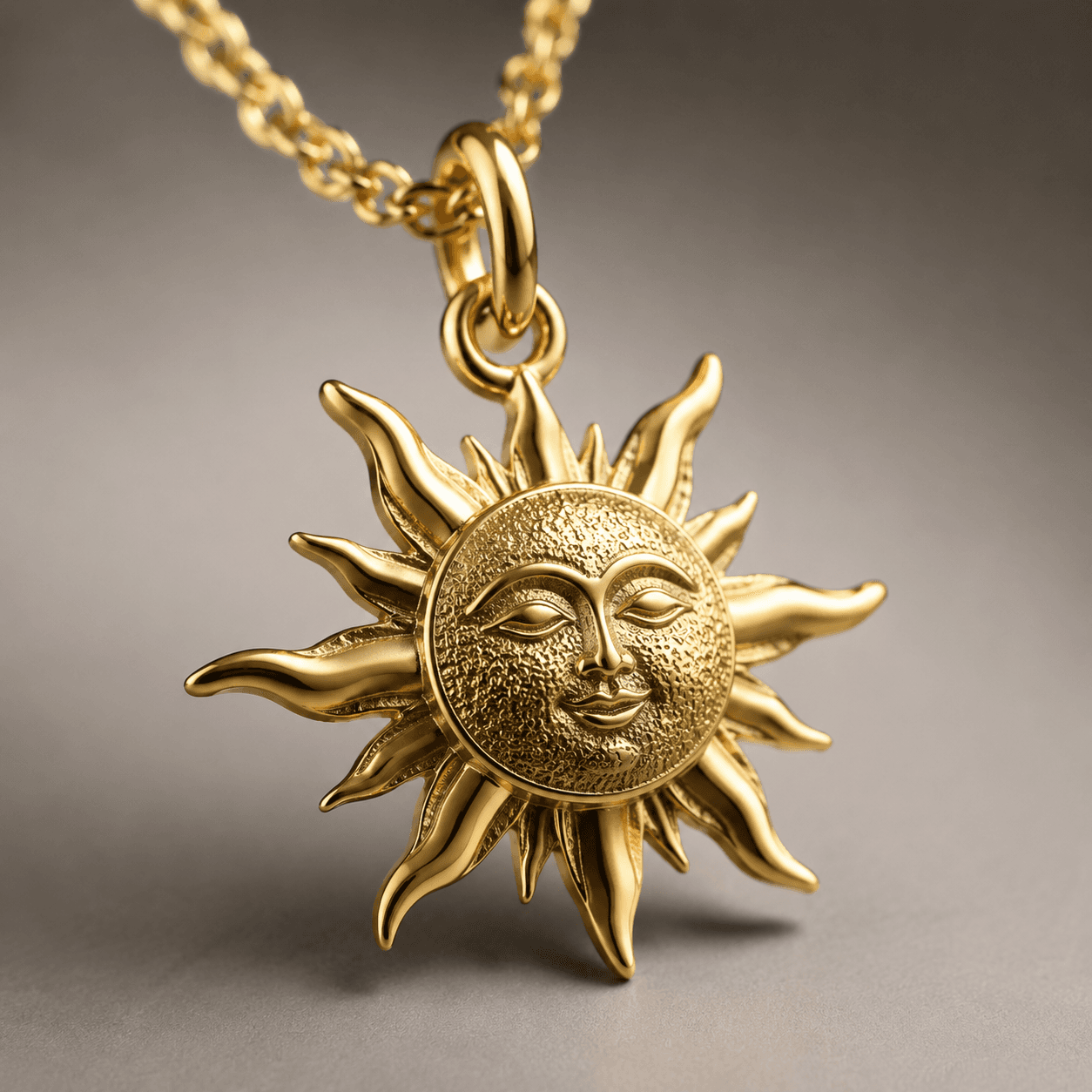 sun charm gold Materials & Quality Explained