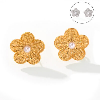 Floral Stud Earrings