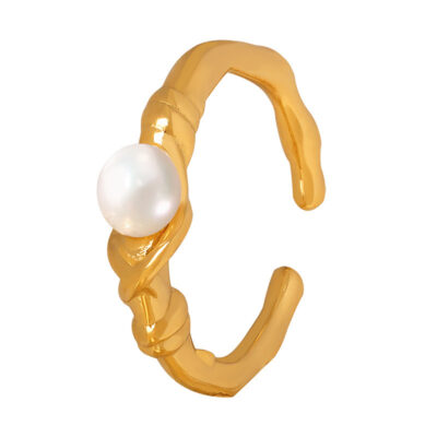 Minimalist Pearl Rings