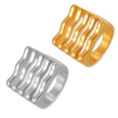 Square Wave Hollow Ring