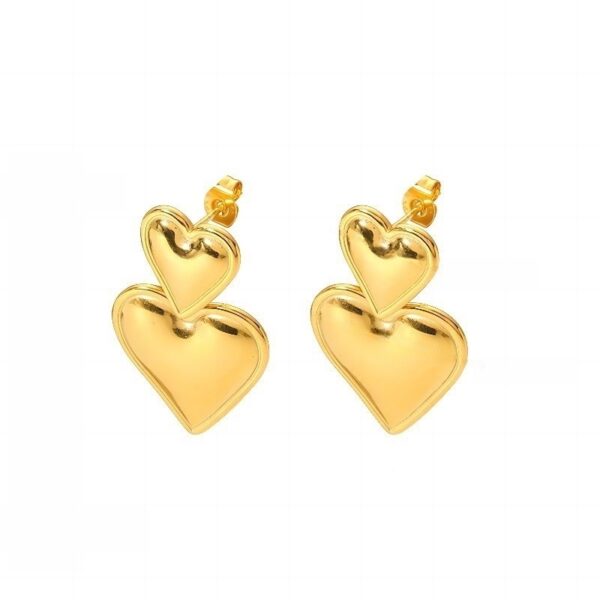 Personalized Heart Earrings