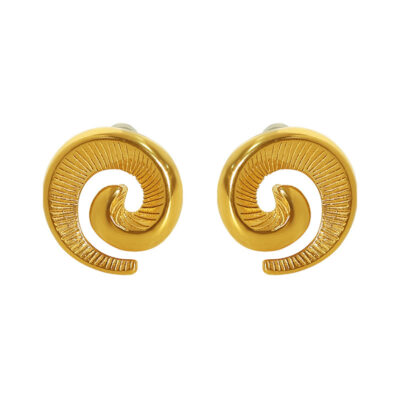 Spiral Stud Earrings